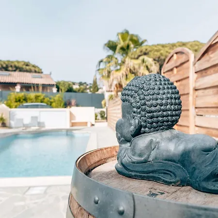 Reve D'azur En Bord De A La Nartelle Avec Piscine Dans La Residence, Terrasse, Bbq, 2 2 Sdb De 35m2 Draps Inclus * Sainte-Maxime