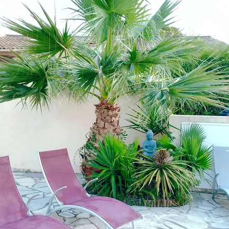 Reve D'azur En Bord De A La Nartelle Avec Piscine Dans La Residence, Terrasse, Bbq, 2 2 Sdb De 35m2 Draps Inclus Sainte-Maxime